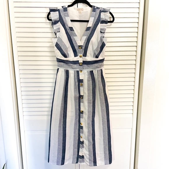 J.Crew Point Sur Ruffle Sleeve Dress - Picture 5 of 6